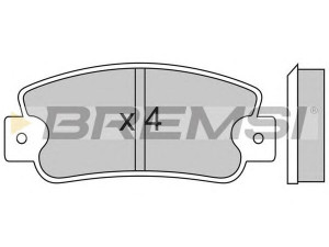 BREMSI BP2211 stabdžių trinkelių rinkinys, diskinis stabdys 
 Techninės priežiūros dalys -> Papildomas remontas
0060705557, 0060749739, 0060749867