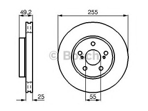 BOSCH 0 986 478 584 stabdžių diskas 
 Dviratė transporto priemonės -> Stabdžių sistema -> Stabdžių diskai / priedai
43512 20470, 43512 20480, 43512 20490