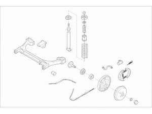 SACHS VW-POLO-RS009 vairavimo mechanizmas; rato pakaba 
 Ašies montavimas/vairavimo mechanizmas/ratai -> Prekių paieška pagal schemą