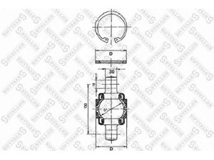 STELLOX 84-12003-SX remonto komplektas, trauklė 
 Ašies montavimas/vairavimo mechanizmas/ratai -> Valdymo svirtis/pasukamosios svirties sujungimas -> Vairo trauklės (valdymo svirtis, išilginis balansyras, diago
81432306043, 7701011267