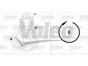 VALEO 458205 starteris 
 Elektros įranga -> Starterio sistema -> Starteris
31100-75F00, 31100-75F01, 31100-75F01-000