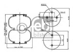 FEBI BILSTEIN 39420 dėklas, pneumatinė pakaba
4 229 1005 01