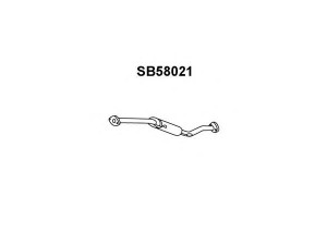 VENEPORTE SB58021 priekinis duslintuvas 
 Išmetimo sistema -> Duslintuvas
4018867, 4018875