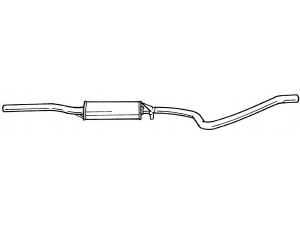 AKS DASIS SG30401 vidurinis duslintuvas