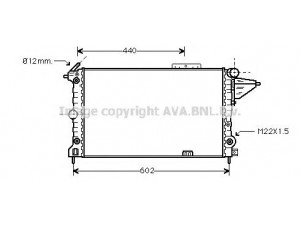 AVA QUALITY COOLING OLA2120 radiatorius, variklio aušinimas 
 Aušinimo sistema -> Radiatorius/alyvos aušintuvas -> Radiatorius/dalys
03096382, 1300090, 1300097, 1300122