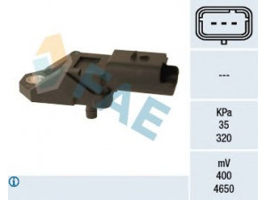 FAE 15107 jutiklis, įsiurbimo kolektoriaus slėgis 
 Elektros įranga -> Jutikliai
96.519.312.80, 9651931280, 1703244