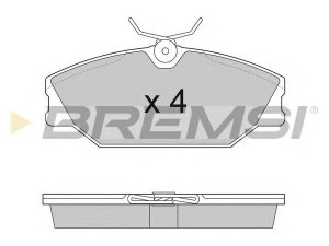 BREMSI BP2874 stabdžių trinkelių rinkinys, diskinis stabdys 
 Techninės priežiūros dalys -> Papildomas remontas
410604441R, 410607125R, 7701206379