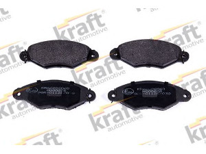 KRAFT AUTOMOTIVE 6006060 stabdžių trinkelių rinkinys, diskinis stabdys 
 Techninės priežiūros dalys -> Papildomas remontas
172082, 4251-69, 425169, 425192