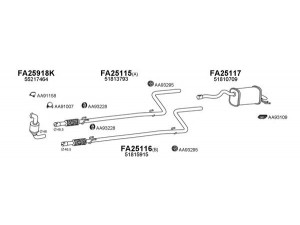 VENEPORTE 250481 išmetimo sistema 
 Išmetimo sistema -> Išmetimo sistema, visa