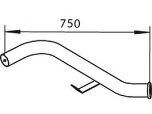 DINEX 28633 išleidimo kolektorius 
 Išmetimo sistema -> Išmetimo vamzdžiai
9645096