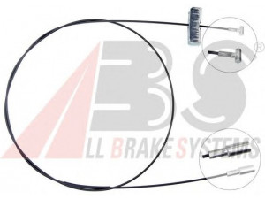 A.B.S. K17245 trosas, stovėjimo stabdys 
 Stabdžių sistema -> Valdymo svirtys/trosai
4421104, 93864843, 93864843