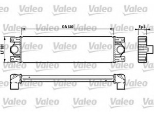 VALEO 817115 tarpinis suslėgto oro aušintuvas, kompresorius 
 Variklis -> Oro tiekimas -> Įkrovos agregatas (turbo/superįkrova) -> Tarpinis suslėgto oro aušintuvas
4500847, 7701043695, 4500847847