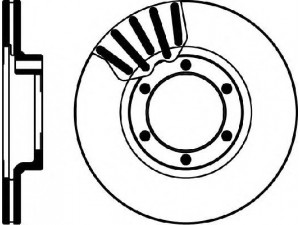 MINTEX MDC674 stabdžių diskas
MB151387