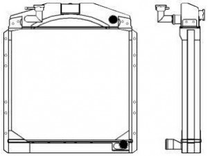 SAKURA  Automotive 1312-0407 radiatorius, variklio aušinimas