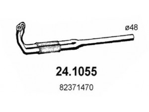 ASSO 24.1055 išleidimo kolektorius 
 Išmetimo sistema -> Išmetimo vamzdžiai
82371470