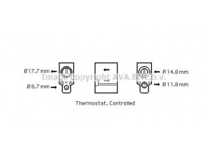 AVA QUALITY COOLING CN1221 išsiplėtimo vožtuvas, oro kondicionavimas 
 Oro kondicionavimas -> Vožtuvai
6461F6, 6461G1, 7701044164, 23514003