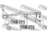 FEBEST TAB-173 valdymo svirties/išilginių svirčių įvorė 
 Ašies montavimas/vairavimo mechanizmas/ratai -> Valdymo svirtis/pasukamosios svirties sujungimas -> Montavimas/sutvirtinimas
48068-50020, 48069-50020