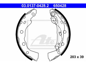 ATE 03.0137-0428.2 stabdžių trinkelių komplektas 
 Techninės priežiūros dalys -> Papildomas remontas
MR465094