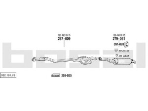 BOSAL 052.181.75 išmetimo sistema 
 Išmetimo sistema -> Išmetimo sistema, visa