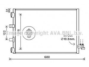 AVA QUALITY COOLING FD5487 kondensatorius, oro kondicionierius