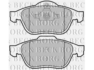 BORG & BECK BBP2016 stabdžių trinkelių rinkinys, diskinis stabdys 
 Techninės priežiūros dalys -> Papildomas remontas
1230732, 410600756R, 410601237R