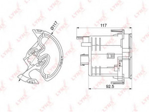 LYNXauto LF-1071M kuro filtras 
 Techninės priežiūros dalys -> Papildomas remontas
23300-31140