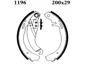 BSF 01196 stabdžių trinkelių komplektas 
 Techninės priežiūros dalys -> Papildomas remontas
1605477, 1605568, 1605742, 90094695