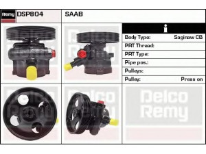 DELCO REMY DSP804 hidraulinis siurblys, vairo sistema 
 Vairavimas -> Vairo pavara/siurblys
4647491