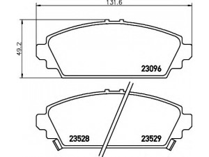 HELLA 8DB 355 017-261 stabdžių trinkelių rinkinys, diskinis stabdys 
 Techninės priežiūros dalys -> Papildomas remontas
45022S1AE62, 45022S1AE63, 45022S6F305