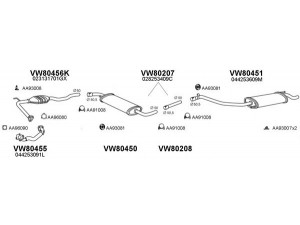 VENEPORTE 800636 išmetimo sistema 
 Išmetimo sistema -> Išmetimo sistema, visa