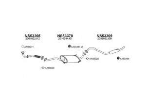 VENEPORTE 530072 išmetimo sistema 
 Išmetimo sistema -> Išmetimo sistema, visa