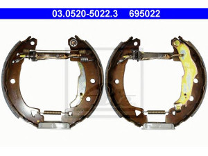 ATE 03.0520-5022.3 stabdžių trinkelių komplektas