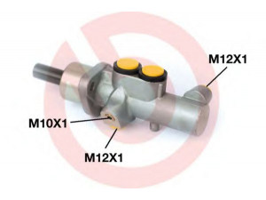BREMBO M 59 002 pagrindinis cilindras, stabdžiai 
 Stabdžių sistema -> Pagrindinis stabdžių cilindras
558162, 90512840, 010470, 03212316223