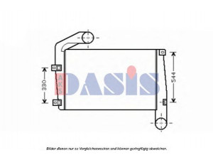 AKS DASIS 467013N tarpinis suslėgto oro aušintuvas, kompresorius
5010494010