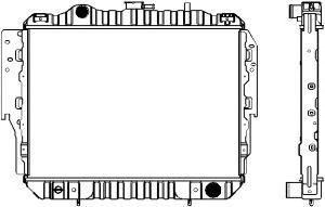 SAKURA  Automotive 1131-0202 radiatorius, variklio aušinimas