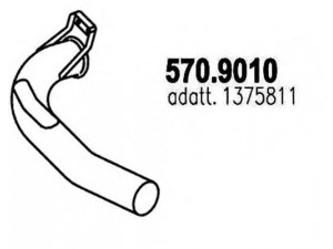 ASSO 570.9010 išleidimo kolektorius 
 Išmetimo sistema -> Išmetimo vamzdžiai
1375811