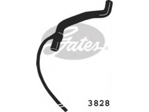 GATES 3828 radiatoriaus žarna 
 Aušinimo sistema -> Žarnelės/vamzdeliai/sujungimai -> Radiatoriaus žarnos
357121101A