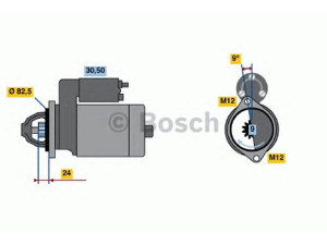 BOSCH 0 986 015 540 starteris 
 Elektros įranga -> Starterio sistema -> Starteris
3917420, 3917420, 003 151 11 01