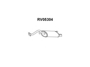 VENEPORTE RV05304 galinis duslintuvas 
 Išmetimo sistema -> Duslintuvas
GEX33769, WCG000100, WCG108540