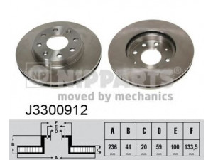 NIPPARTS J3300912 stabdžių diskas 
 Stabdžių sistema -> Diskinis stabdys -> Stabdžių diskas
96471274, 96574633