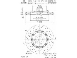 BREMBO 09.B781.13 stabdžių diskas 
 Stabdžių sistema -> Diskinis stabdys -> Stabdžių diskas
569088, 13370436