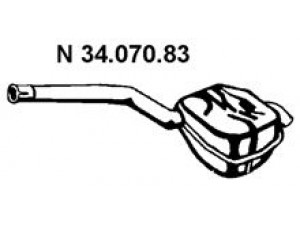 EBERSPÄCHER 34.070.83 galinis duslintuvas 
 Išmetimo sistema -> Duslintuvas
30778994