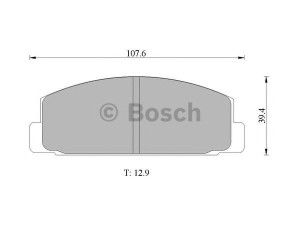 BOSCH 0 986 505 777 stabdžių trinkelių rinkinys, diskinis stabdys 
 Techninės priežiūros dalys -> Papildomas remontas
1U042648Z, B6Y8-26-43ZA, B6Y8-26-48Z