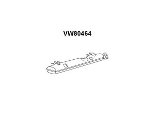 VENEPORTE VW80464 galinis duslintuvas 
 Išmetimo sistema -> Duslintuvas
021251043D, 021251053D, 025251053P