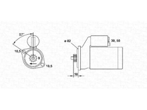 MAGNETI MARELLI 943253175010 starteris 
 Elektros įranga -> Starterio sistema -> Starteris
23300V7260, 23300V7260RE
