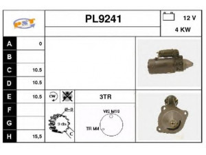 SNRA PL9241 starteris