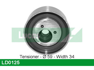 LUCAS ENGINE DRIVE LD0125 įtempiklio skriemulys, paskirstymo diržas
057109243A
