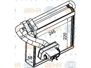 HELLA 8FV 351 331-231 garintuvas, oro kondicionierius 
 Oro kondicionavimas -> Garintuvas
1 690 892, AV6N19850CA