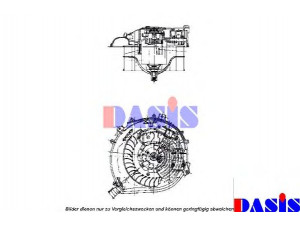 AKS DASIS 740456N vidaus pūtiklis
1408301308, A1408301308