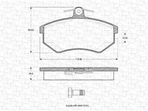 MAGNETI MARELLI 363702160944 stabdžių trinkelių rinkinys, diskinis stabdys 
 Techninės priežiūros dalys -> Papildomas remontas
8A0698151A, 8A0698151B, 8A0698151C